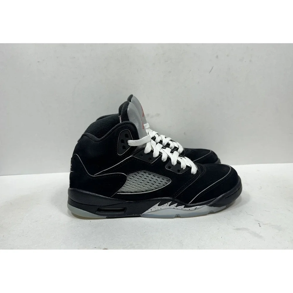 Nike Air Jordan 5 Retro OG Black Metallic Reimagined 2025 Size 4.5Y HF3976-001